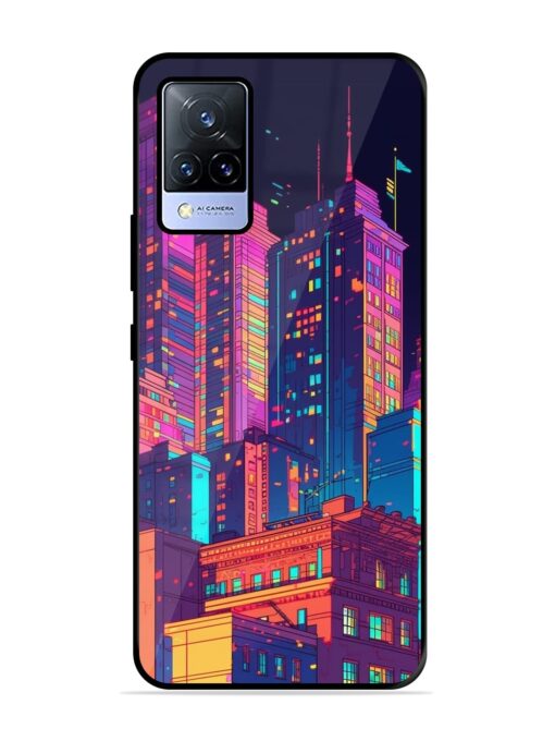 City View Glossy Metal Phone Cover for Vivo V21 (5G)