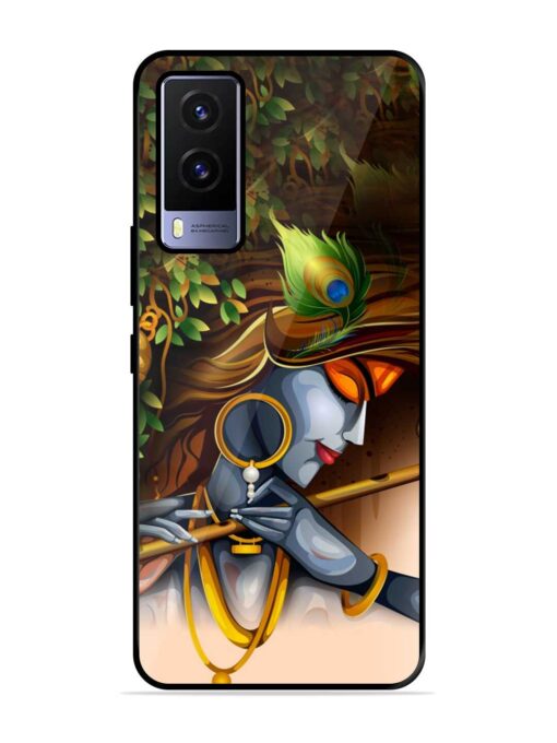 Krishna Glossy Metal Phone Cover for Vivo V21E (5G) Zapvi