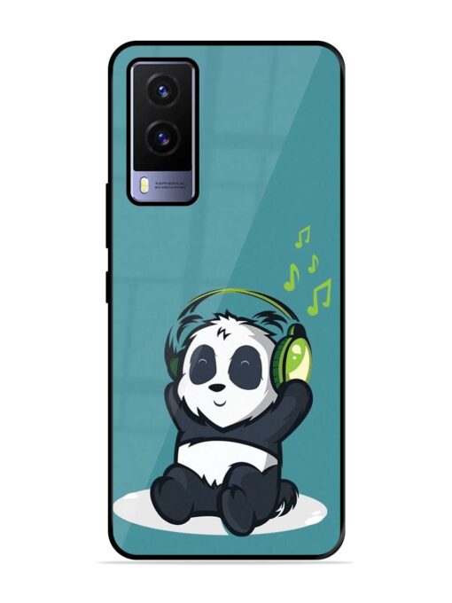 Music Panda Glossy Metal Phone Cover for Vivo V21E (5G) Zapvi