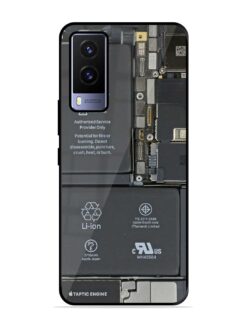 Phone Insider Glossy Metal Phone Cover for Vivo V21E (5G)