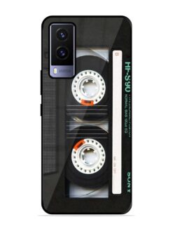 Sony Hf-S90 Cassette Glossy Metal Phone Cover for Vivo V21E (5G)