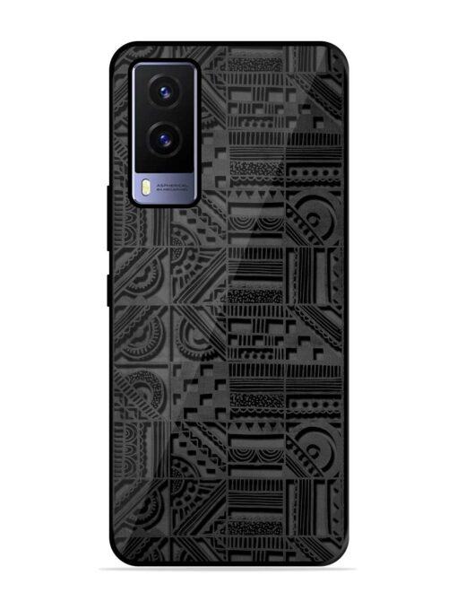 Seamless Pattern Glossy Metal Phone Cover for Vivo V21E (5G) Zapvi