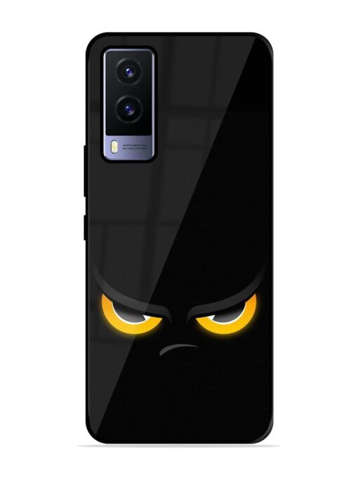 Scary Yellow Eye Glossy Metal TPU Phone Cover for Vivo V21E (5G) Zapvi