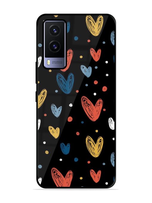 Happy Valentines Day Glossy Metal TPU Phone Cover for Vivo V21E (5G) Zapvi