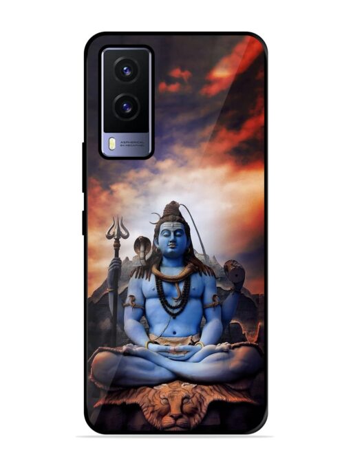 Jai Jai Shiv Glossy Metal Phone Cover for Vivo V21E (5G) Zapvi