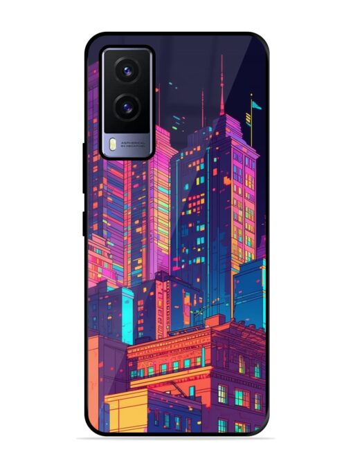 City View Glossy Metal Phone Cover for Vivo V21E (5G) Zapvi