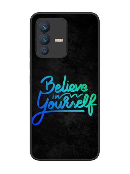 Believe In Yourself Glossy Metal Phone Cover for Vivo V23 (5G) Zapvi