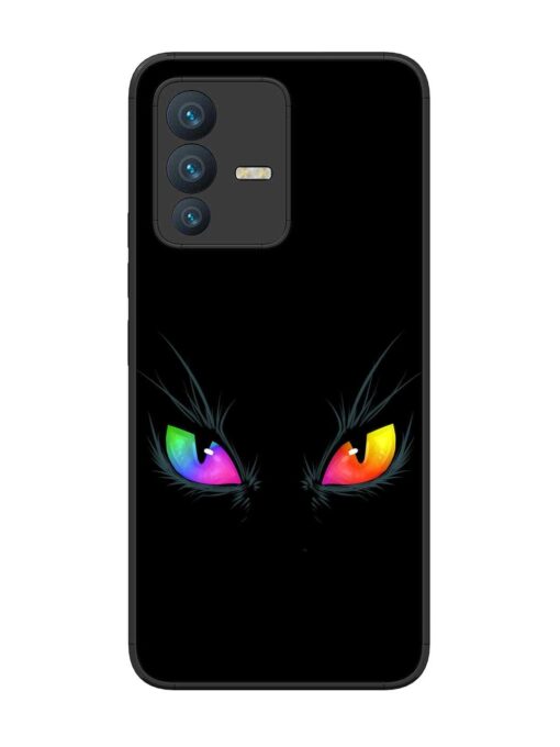 Cat Eyes Glossy Metal Phone Cover for Vivo V23 (5G) Zapvi