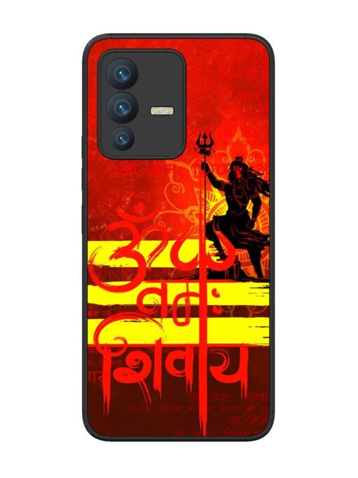 Illustration Lord Shiva Glossy Metal TPU Phone Cover for Vivo V23 (5G) Zapvi