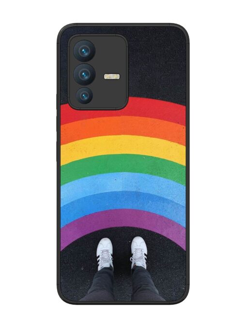 Legs Rainbow Glossy Metal TPU Phone Cover for Vivo V23 (5G) Zapvi