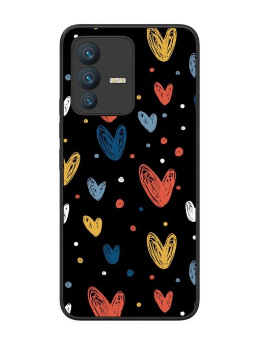 Happy Valentines Day Glossy Metal TPU Phone Cover for Vivo V23 (5G)