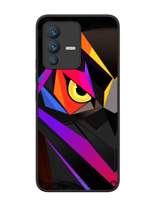 Wpap Owl Glossy Metal Phone Cover for Vivo V23 (5G) Zapvi