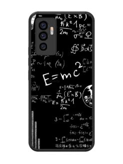 E=Mc2 Mass?Energy Equivalence Glossy Metal Phone Cover for Vivo V23E (5G)