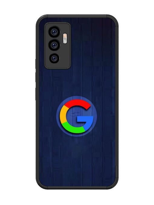 Google Logo Printed Glossy Metal TPU Phone Cover for Vivo V23E (5G)