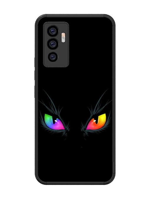 Cat Eyes Glossy Metal Phone Cover for Vivo V23E (5G)