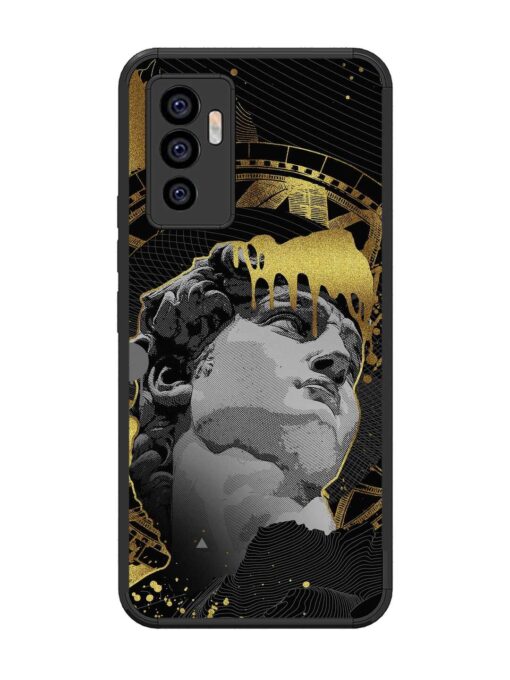 Roman Face Glossy Metal Phone Cover for Vivo V23E (5G) Zapvi