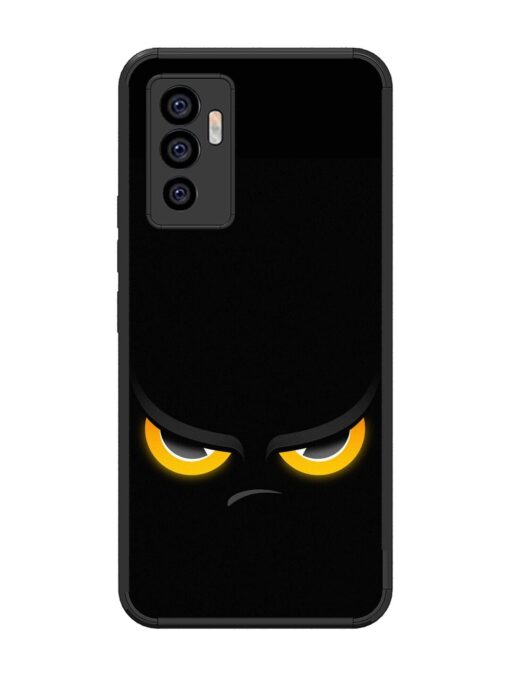 Scary Yellow Eye Glossy Metal TPU Phone Cover for Vivo V23E (5G)