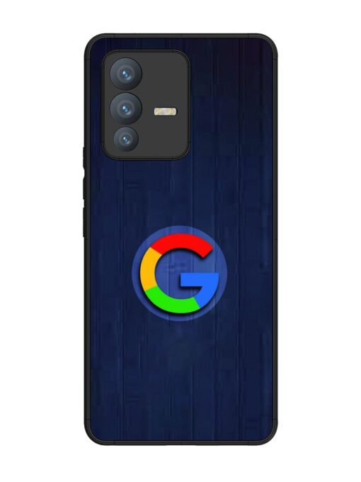 Google Logo Printed Glossy Metal TPU Phone Cover for Vivo V23 Pro (5G)