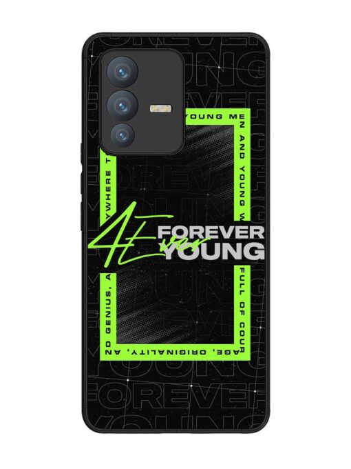 Forever Young Glossy Metal Phone Cover for Vivo V23 Pro (5G)