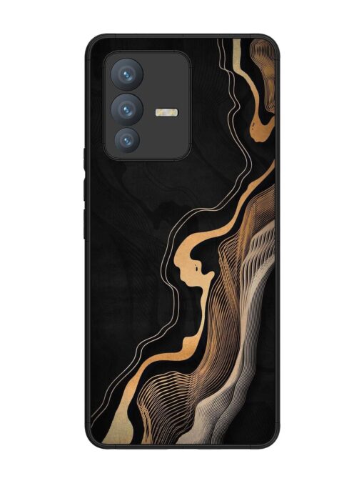 Abstract Art Glossy Metal TPU Phone Cover for Vivo V23 Pro (5G) Zapvi