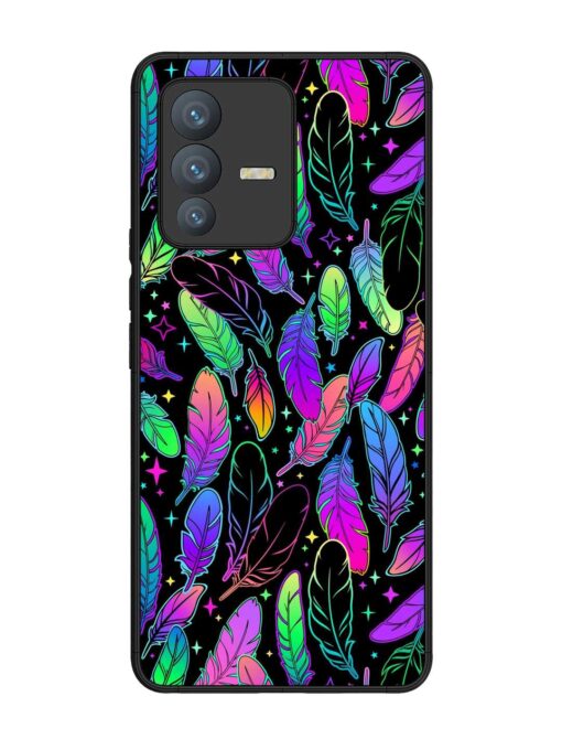 Bright Multi Colored Seamless Glossy Metal Phone Cover for Vivo V23 Pro (5G) Zapvi