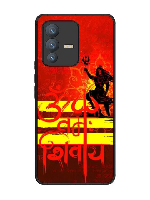 Illustration Lord Shiva Glossy Metal TPU Phone Cover for Vivo V23 Pro (5G) Zapvi