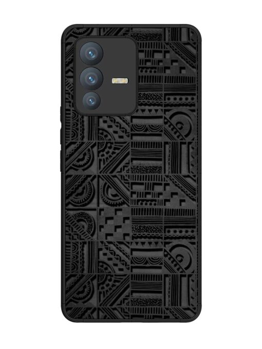 Seamless Pattern Glossy Metal Phone Cover for Vivo V23 Pro (5G) Zapvi