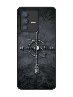 Lighting Cross Glossy Metal Phone Cover for Vivo V23 Pro (5G)