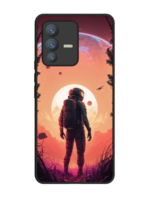 Red Sky At Morning Glossy Metal Phone Cover for Vivo V23 Pro (5G) Zapvi