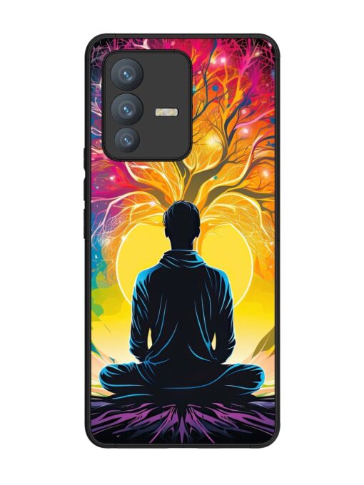 Mind Colourful Glossy Metal Phone Cover for Vivo V23 Pro (5G)