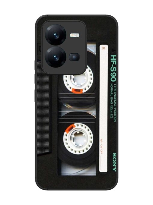 Sony Hf-S90 Cassette Glossy Metal Phone Cover for Vivo V25 (5G) Zapvi