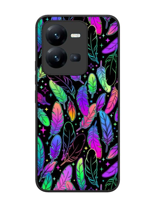 Bright Multi Colored Seamless Glossy Metal Phone Cover for Vivo V25 (5G) Zapvi