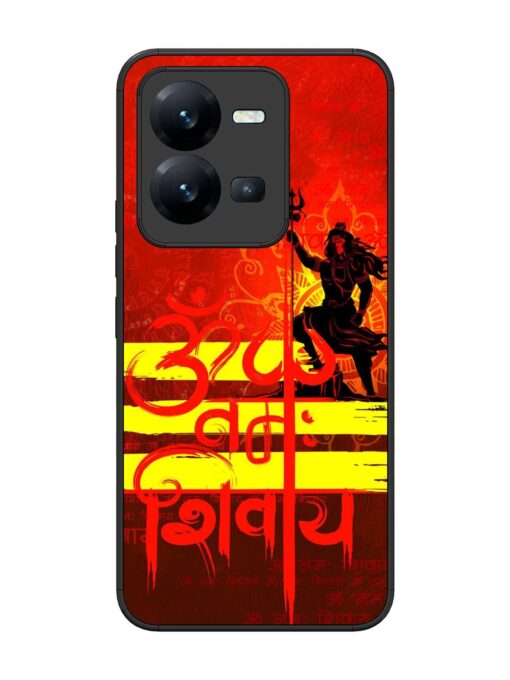 Illustration Lord Shiva Glossy Metal TPU Phone Cover for Vivo V25 (5G) Zapvi