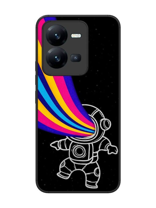 Astronaut Glossy Metal TPU Phone Cover for Vivo V25 (5G) Zapvi