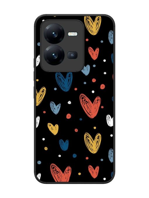 Happy Valentines Day Glossy Metal TPU Phone Cover for Vivo V25 (5G) Zapvi