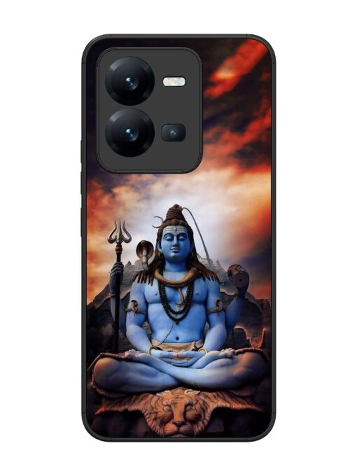 Jai Jai Shiv Glossy Metal Phone Cover for Vivo V25 (5G) Zapvi