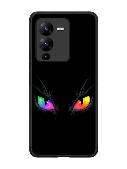 Cat Eyes Glossy Metal Phone Cover for Vivo V25 Pro (5G) Zapvi