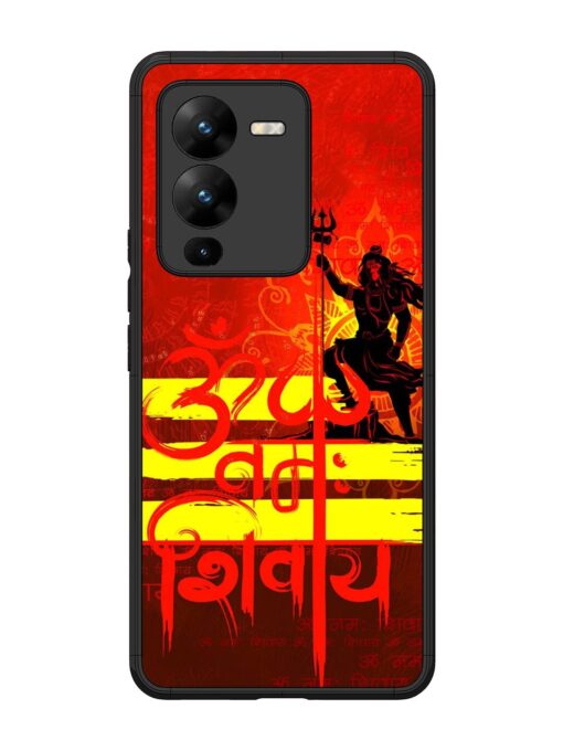 Illustration Lord Shiva Glossy Metal TPU Phone Cover for Vivo V25 Pro (5G) Zapvi