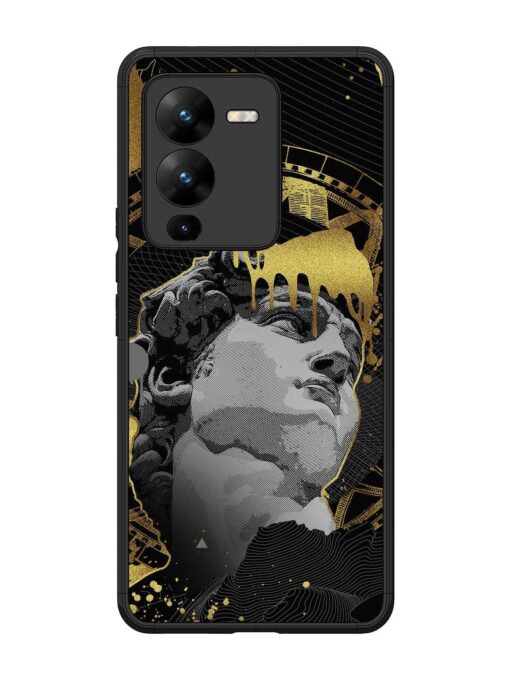 Roman Face Glossy Metal Phone Cover for Vivo V25 Pro (5G) Zapvi