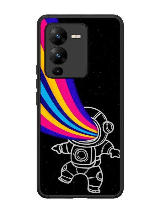 Astronaut Glossy Metal TPU Phone Cover for Vivo V25 Pro (5G) Zapvi