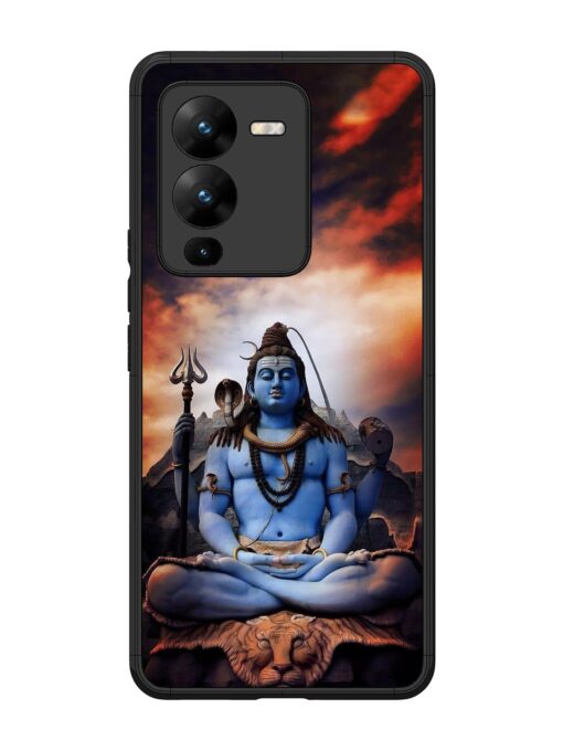 Jai Jai Shiv Glossy Metal Phone Cover for Vivo V25 Pro (5G) Zapvi