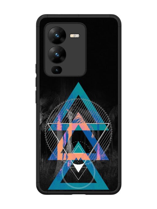 Indie Cross Glossy Metal Phone Cover for Vivo V25 Pro (5G) Zapvi