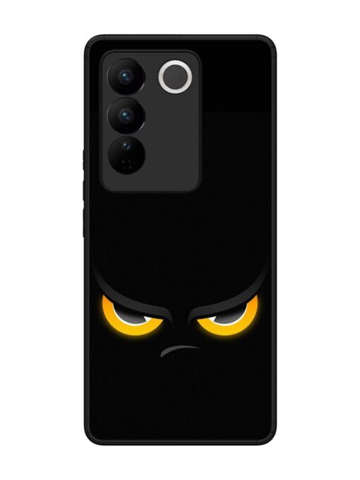 Scary Yellow Eye Glossy Metal TPU Phone Cover for Vivo V27 (5G) Zapvi