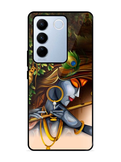 Krishna Glossy Metal Phone Cover for Vivo V27 Pro (5G) Zapvi