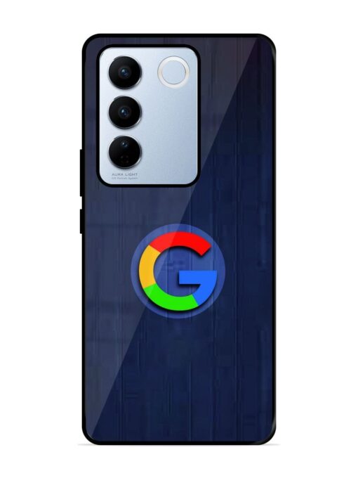 Google Logo Printed Glossy Metal TPU Phone Cover for Vivo V27 Pro (5G) Zapvi