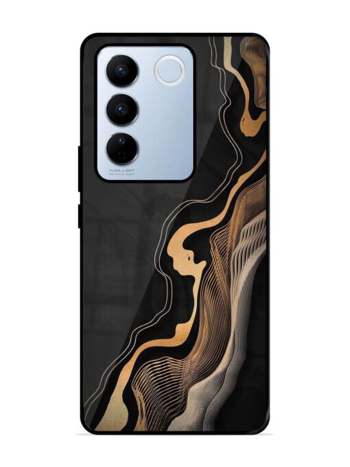 Abstract Art Glossy Metal TPU Phone Cover for Vivo V27 Pro (5G) Zapvi