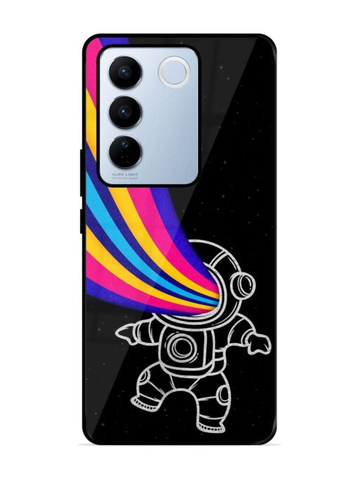 Astronaut Glossy Metal TPU Phone Cover for Vivo V27 Pro (5G) Zapvi