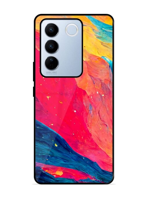 Starry Night Glossy Metal Phone Cover for Vivo V27 Pro (5G) Zapvi