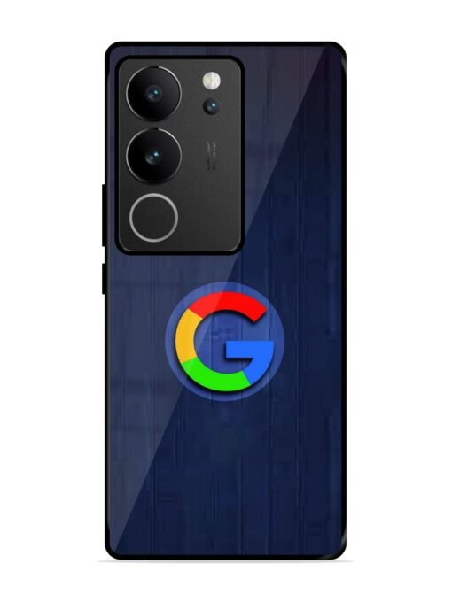 Google Logo Printed Glossy Metal TPU Phone Cover for Vivo V29 (5G) Zapvi