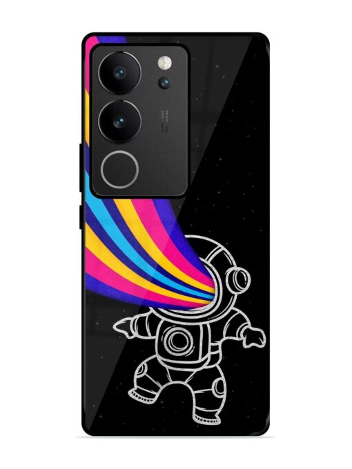 Astronaut Glossy Metal TPU Phone Cover for Vivo V29 (5G)